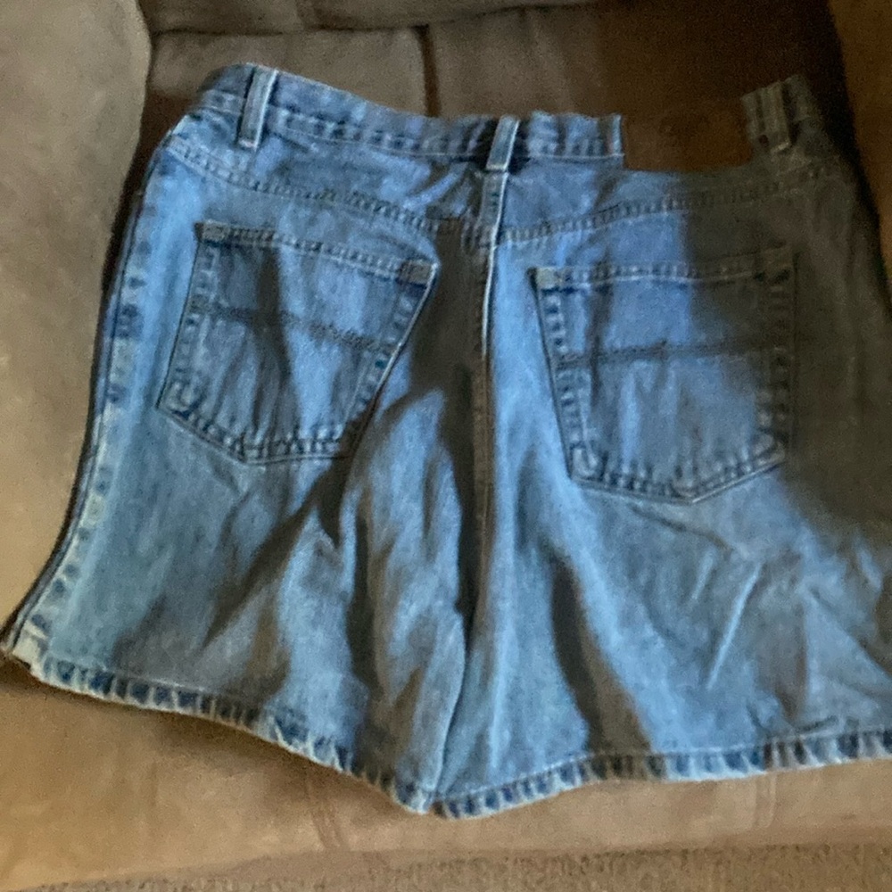 Ladies blue Jean shorts Route 66 size 13/14